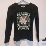 Zwarte longsleeve Vingino meisje maat 164, shirt met print, Meisje, Ophalen of Verzenden, Zo goed als nieuw, Vingino