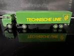 Lion Daf 2800 met 3 assige oplegger Technische Unie in doos, Hobby en Vrije tijd, Modelauto's | 1:50, Ophalen of Verzenden, Zo goed als nieuw