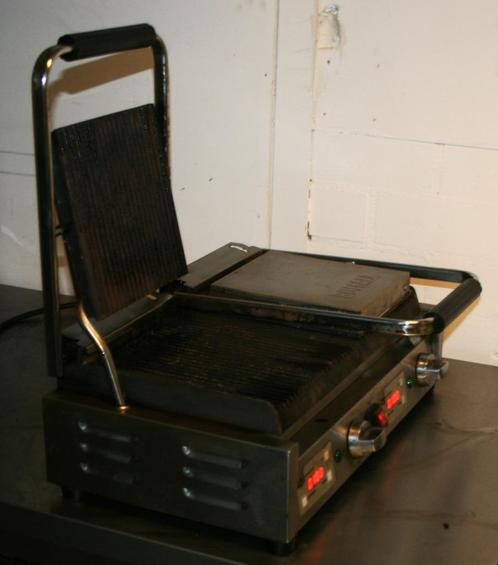 Buffalo dubbele contactgrill groef/groef, Witgoed en Apparatuur, Contactgrills, Gebruikt, Ophalen