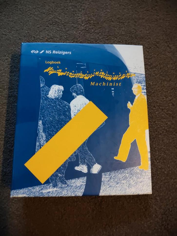 🖕AANBIEDING-NS Spoorwegen Logboek Leertraject Machinist, Verzamelen, Spoorwegen en Tramwegen, Zo goed als nieuw, Trein, Overige typen