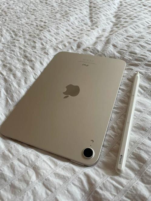 iPad Mini 256GB (6th Gen) WiFi + Apple Pencil 2, Computers en Software, Apple iPads, Zo goed als nieuw, Apple iPad Mini, Ophalen of Verzenden