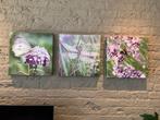 drieluik op canvas, Huis en Inrichting, Woonaccessoires | Schilderijen, Tekeningen en Foto's, Minder dan 50 cm, Ophalen of Verzenden