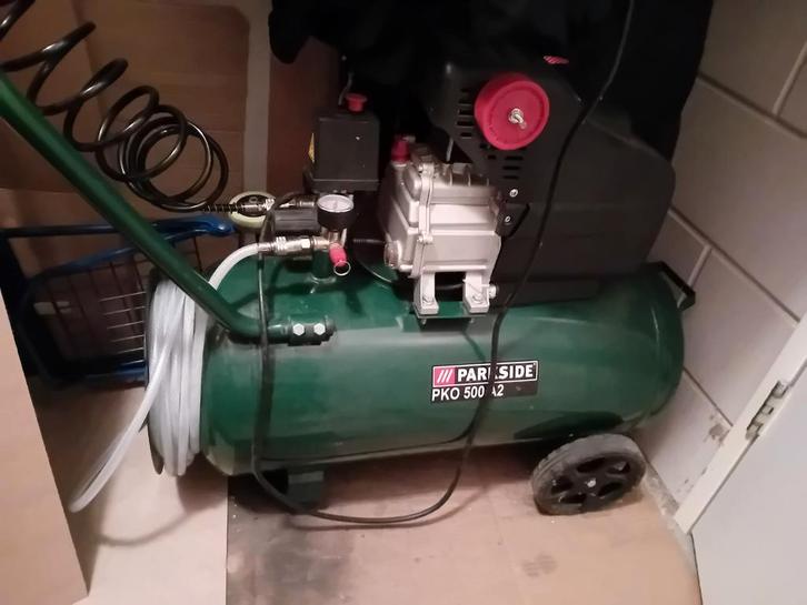 Parkside Compressor, Doe-het-zelf en Verbouw, Compressors, Zo goed als nieuw, Minder dan 25 liter, Minder dan 200 liter/min, Ophalen