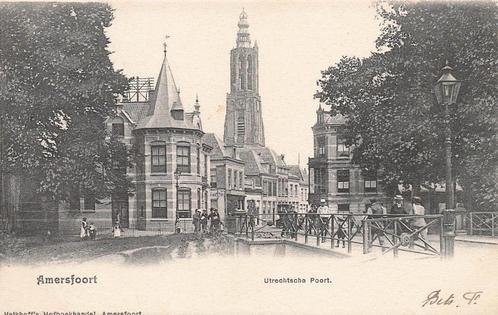 JK393 Amersfoort Utrechtsche Poort 1902, Verzamelen, Ansichtkaarten | Nederland, Gelopen, Utrecht, Voor 1920, Verzenden
