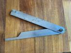 Zwaaihaak 26,5 cm + opvouwbare meetlat/duimstok, Ophalen of Verzenden, Gebruikt