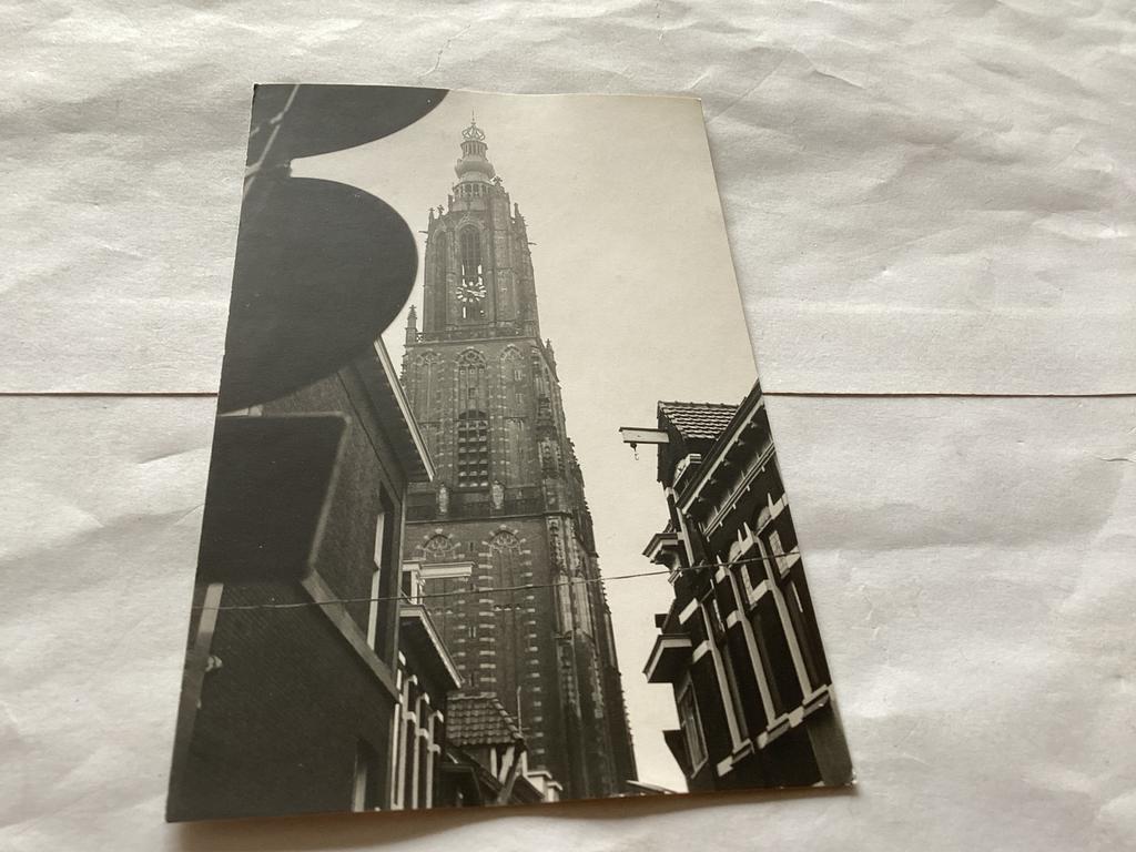 Oude ansichtkaart Martinitoren Groningen - 1977, Ophalen of Verzenden, 1960 tot 1980, Gelopen, Groningen