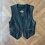 Harley Davidson Leren Biker Gilet – Maat S/M, Ophalen of Verzenden, Gedragen, Zwart