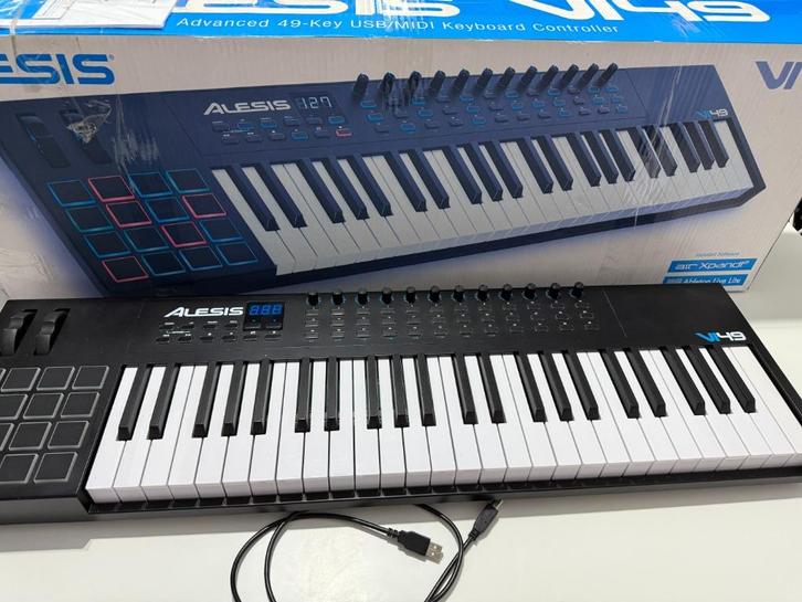 Alesis VI49 USB/MIDI-controller – zo goed als nieuw, Muziek en Instrumenten, Midi-apparatuur, Zo goed als nieuw, Verzenden