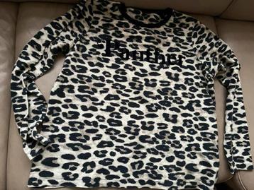 Geisha Panther Shirt - Lange Mouw M beschikbaar voor biedingen