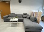 Grijze Montel Hoekbank - Ruim en Comfortabel!, Huis en Inrichting, Luxe Montel, 125 cm of meer, 125 cm of meer, Ophalen of Verzenden