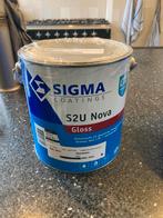 Sigma S2U Nova Gloss - Hoogglans Lakverf Binnen 9010 2,5 l, Nieuw, Verf, Ophalen of Verzenden, 5 tot 10 liter