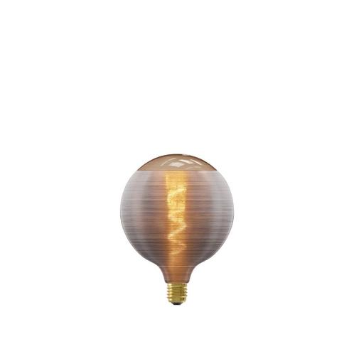 Calex Silk G125 Grey Spiraal filament, Huis en Inrichting, Lampen | Losse lampen, Nieuw, Led-lamp, Minder dan 30 watt, E27 (groot)