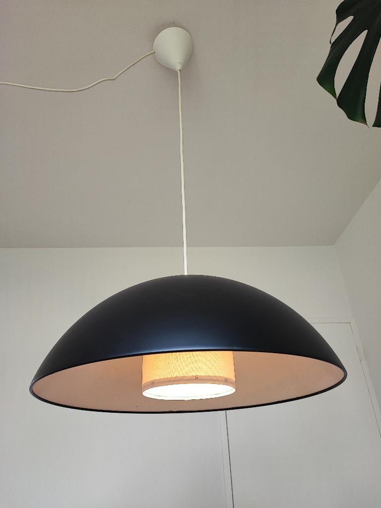 Hanglamp 60cm zwart, Huis en Inrichting, Lampen | Hanglampen, Ophalen, Zo goed als nieuw, Metaal, Minder dan 50 cm