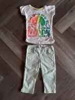 Name It Capri Broek Licht Groen, Maat 104, Broek, Meisje, Ophalen of Verzenden, Zo goed als nieuw