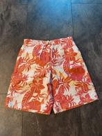 Oranje Hawaï print zwemshort - zwembroek maat 134, Kinderen en Baby's, Kinderkleding | Maat 134, Jongen, Ophalen of Verzenden