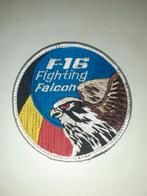 F-16 Swirl Patch Belgische Luchtmacht, Verzamelen, Nieuw, Ophalen of Verzenden, Patch, Badge of Embleem