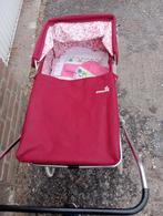 Oude poppewagen, Ophalen, Gebruikt