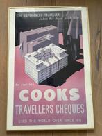 Poster jaren 70, Ophalen of Verzenden, Zo goed als nieuw, A1 t/m A3, Met lijst