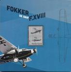 Zilveren Postzegel vliegtuig Fokker, de Snip, Ophalen of Verzenden, Na 1940, Postfris