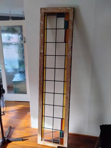 Prachtig glas in lood raam, jaren 30. beschikbaar voor biedingen