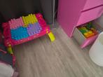Mega Bloks Bouwtafel met Blokken, Ophalen of Verzenden, Gebruikt