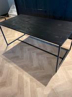 Mooie zwarte eettafel 185x90 cm, Ophalen, Gebruikt, 50 tot 100 cm, Vijf personen of meer