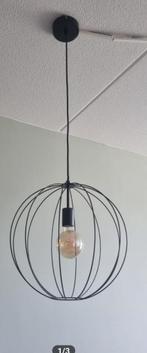Hanglamp zwart industrieel nieuwstaat, Ophalen of Verzenden, Zo goed als nieuw, Metaal, Minder dan 50 cm