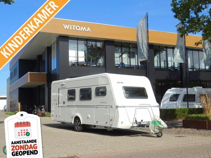 Eriba Novaline 515 2026 zondag 12 sept. show, Caravans en Kamperen, Caravans, tot en met 6, 1250 - 1500 kg, Standaardzit, Eriba