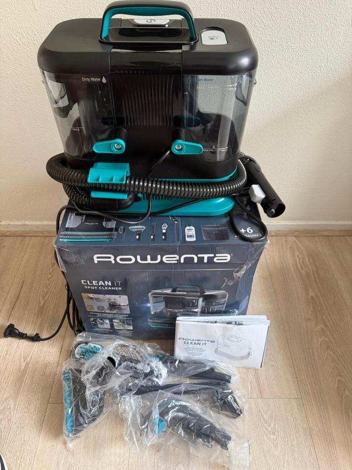 Rowenta Clean It IN5020 - Vlekkenreiniger, Witgoed en Apparatuur, Stoomapparaten, Zo goed als nieuw, Stoomreiniger, Ophalen of Verzenden