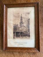 KLOVENIERSBURGWAL MET ZUIDERKERK Amstetdam, Antiek en Kunst, Ophalen of Verzenden