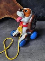 Leuk vintage fischer price : trekhondje Tommy -blaft, jaren, Antiek en Kunst, Curiosa en Brocante, Ophalen of Verzenden