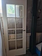 Mooie paneeldeur met glas in roedeverdeling, Ophalen, Zo goed als nieuw, 80 tot 120 cm, 160 cm of meer