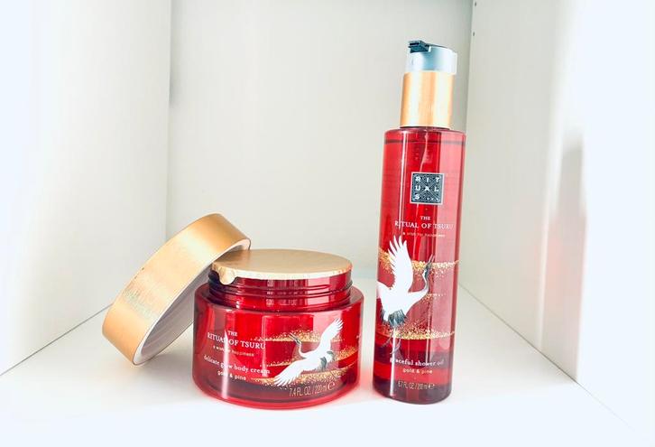 Rituals, Tsuru Limited Edition Cream & Oil Set, Sieraden, Tassen en Uiterlijk, Uiterlijk | Lichaamsverzorging, Nieuw, Bodylotion, Crème of Olie