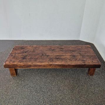 brutalist eiken salontafel wabi sabi beschikbaar voor biedingen