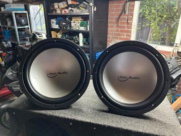 2x Mac Audio absolute 304 12" woofers beschikbaar voor biedingen