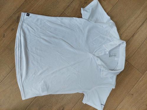 Wit poloshirt maat 12-13 jaar 151-160 cm Decathlon, Kinderen en Baby's, Kinderkleding | Maat 152, Nieuw, Jongen, Shirt of Longsleeve