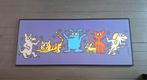 Keith Haring, dancing cats and dogs, Antiek en Kunst, Kunst | Litho's en Zeefdrukken, Ophalen
