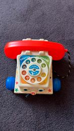 Fisher price telefoon vintage, Gebruikt, Ophalen of Verzenden, Duw- of Trekspeelgoed