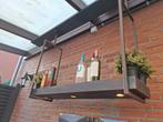 Industriële Barlamp / Hanglamp met plank, Ophalen, Gebruikt