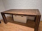Houten eettafel, Huis en Inrichting, Tafels | Eettafels, Ophalen, Gebruikt, 50 tot 100 cm, 150 tot 200 cm