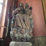 16e eeuws Spaans houten Mariabeeld, Antiek en Kunst, Ophalen