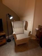 GRATIS - Fauteuil Ikea - Strandmon, Huis en Inrichting, Ophalen, Gebruikt, Stof, Landelijk