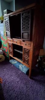 Indonesische kast, Antiek en Kunst, Antiek | Meubels | Kasten, Ophalen