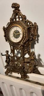 Duitse messing tafelklok - Periode 1960 barokstijl, Ophalen of Verzenden