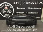 Audi Q3 achterbumper met diffuser origineel 2011-2018, Gebruikt, Ophalen of Verzenden, Bumper, Achter