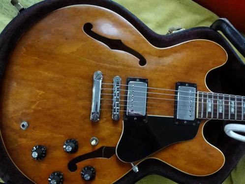 Gibson ES 335 td  1973 Walnut Kalamazoo, Muziek en Instrumenten, Snaarinstrumenten | Gitaren | Elektrisch, Gebruikt, Semi-solid body