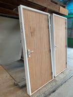 POORT/SCHUURDEUR MET KOZIJN (B102,5xH211,5) NIEUW, Nieuw, Buitendeur, 200 tot 215 cm, Vouwdeur