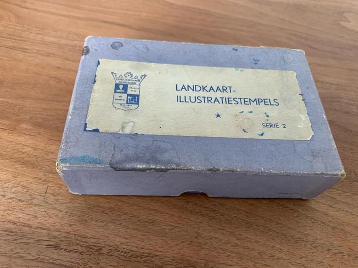 Oude Landkaart Stempels - Serie 2, Hobby en Vrije tijd, Stempelen, Gebruikt, Overige typen, Ophalen of Verzenden