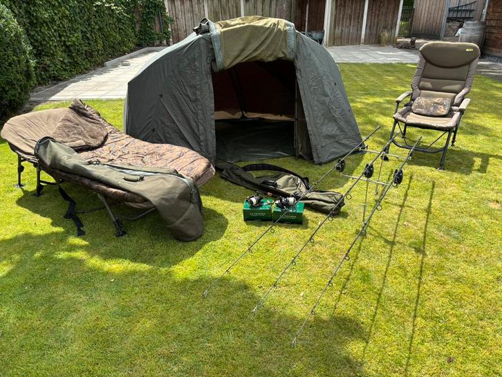 Complete karperset, Watersport en Boten, Hengelsport | Karpervissen, Gebruikt, Complete set, Ophalen