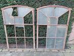 Twee mooie deels te openen gietijzeren stalramen., Ophalen, Gebruikt, Minder dan 80 cm, Minder dan 80 cm